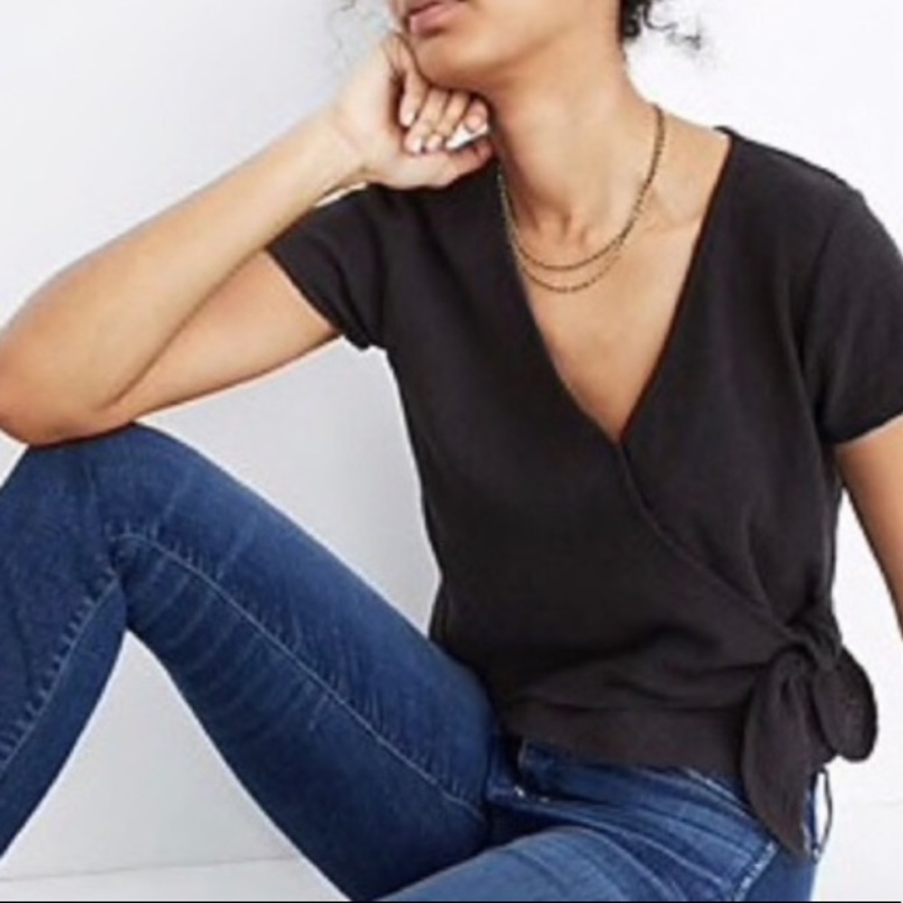 Madewell wrap top